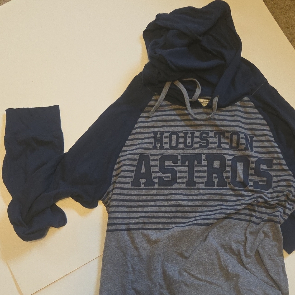 Houston Astros Hoodie - Blue and Gray